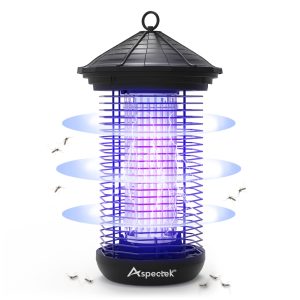 ASPECTEK Bug Zapper 20W Electric Mosquito Zapper, Insect killer, UV Light Fly Killer for Outdoor and Indoor use, Waterproof, Up to 1000sq.ft Coverage for Home, Patio, Garden, Kitchen, Camping