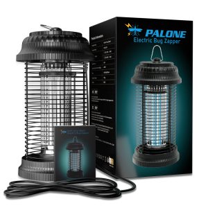 PALONE Mosquito Killer 4500V 20W Multifunctional Bug Zapper to Attract Mosquitoes, IPX4 Advanced Waterproof, ABS Plastic + Metal Body, Suitable for Mosquitoes, Houseflies, in Living Room, Bedroom