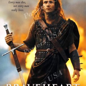 Posters USA Braveheart Movie Poster GLOSSY FINISH – MOV048 (24″ x 36″ (61cm x 91.5cm))