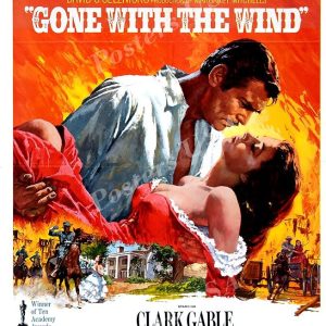 Gone with The Wind Movie Poster Glossy Finish Made in USA – MOV238 (16″ x 24″ (41cm x 61cm))