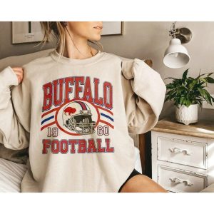 Buffalo Vintage Crewneck Sweatshirt, Retro Buffalo Unisex Sweater, Buffalo Sweatshirt,Vintage Style Buffalo Shirt