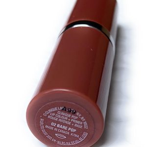 Clinique Pop Lip Colour + Primer Lipstick, 0.08 oz. Travel Size •• (Bare Pop 02)