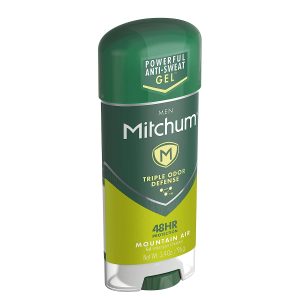 Mitchum Anti-Perspirant & Deodorant Clear Gel, Mountain Air – 3.4 Oz (6 Packs)