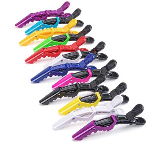 Alligator Hair Clips for Styling Sectioning: 12 Pcs Premium Large Non-slip Blow Cutting Curl Thick Hair Professional Salon Crocodile Clip for Women